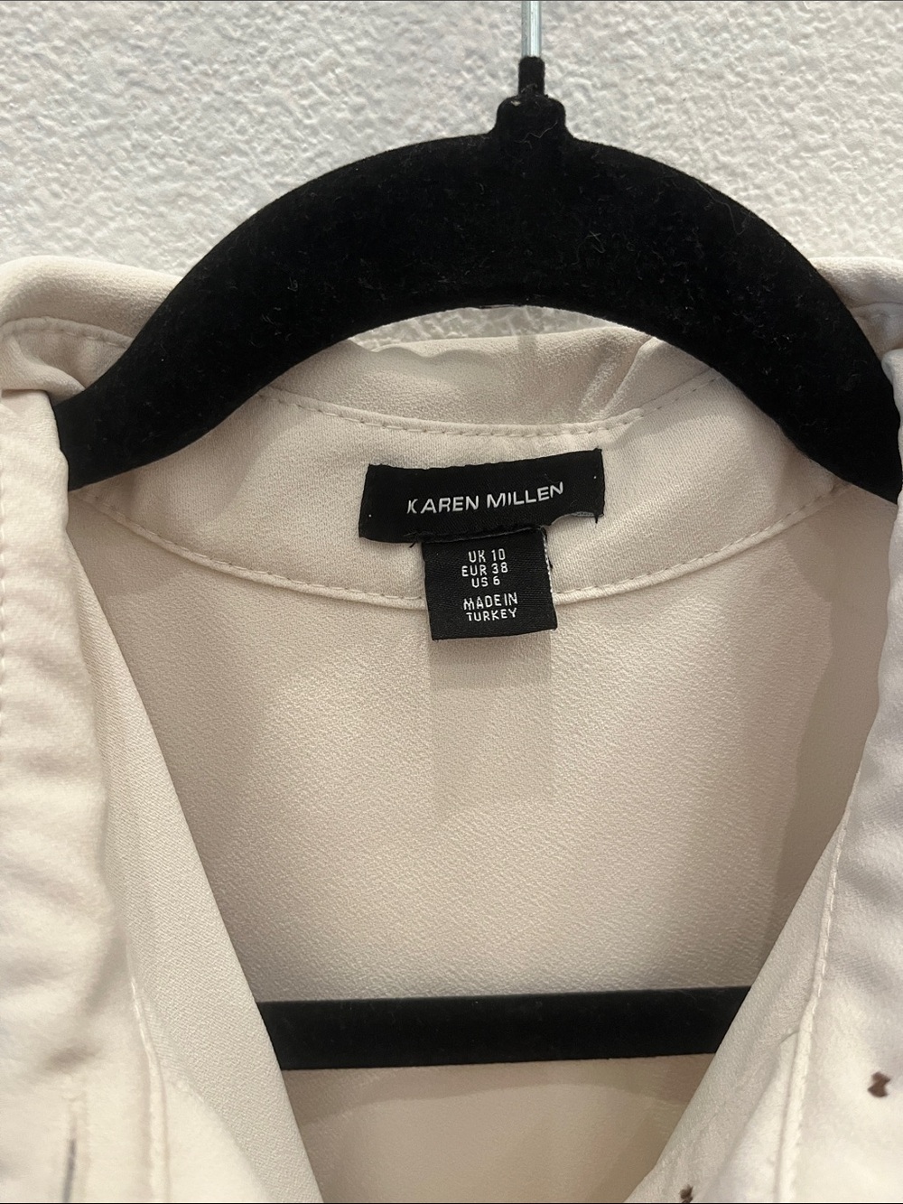 Karen Millen Tailor Crepe Pleated Midi Shirt Dress 6 Old Money - Picture 6 of 8